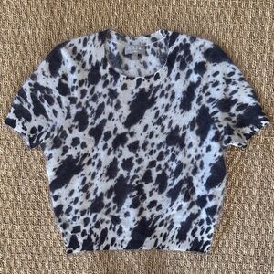 J. Crew Patterned Cashmere Top